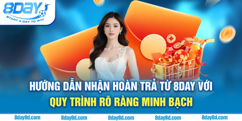 Hướng dẫn nhận hoàn trả từ 8day với quy trình rõ ràng, minh bạch